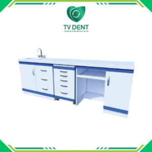 Hình ảnh tủ nha cố định RD-TN 09 thiết kế hiện đại, tối ưu lưu trữ dụng cụ và thiết bị nha khoa do TV DENT sản xuất