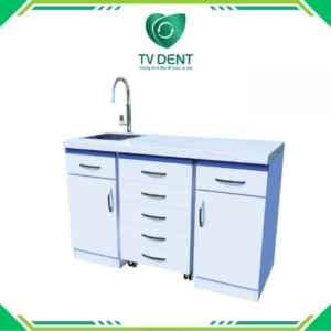 Hình ảnh tủ nha cố định RD-TN 01 thiết kế chắc chắn, tối ưu lưu trữ dụng cụ và thiết bị nha khoa do TV DENT sản xuất