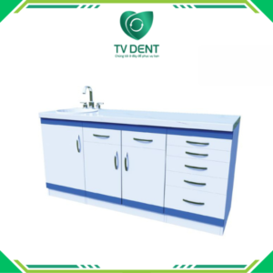 Hình ảnh tủ nha cố định RD-TN 04 thiết kế hiện đại, tối ưu không gian lưu trữ dụng cụ nha khoa do TV DENT sản xuất