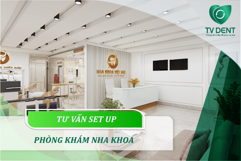 Hình ảnh tư vấn setup phòng khám nha khoa với giải pháp bố trí không gian và thiết bị tối ưu do TV DENT thực hiện